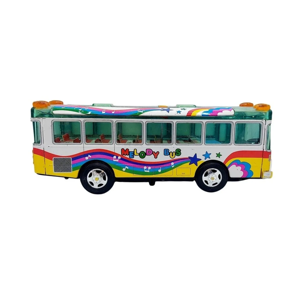 Vintage Alps Toy Japan Daiya Toy Tin Melody Bus